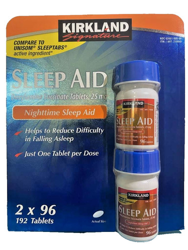 Kirkland sleep aid 25mg - kirkland,