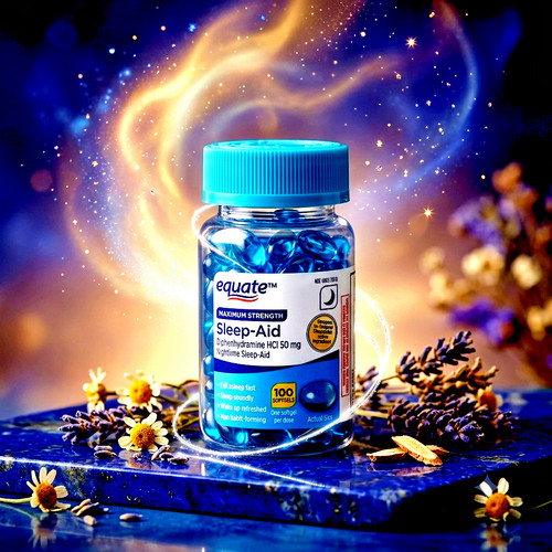 Equate sleep aid softgels - equate,