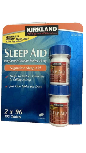 Kirkland sleep aid 192 tablets - kirkland,